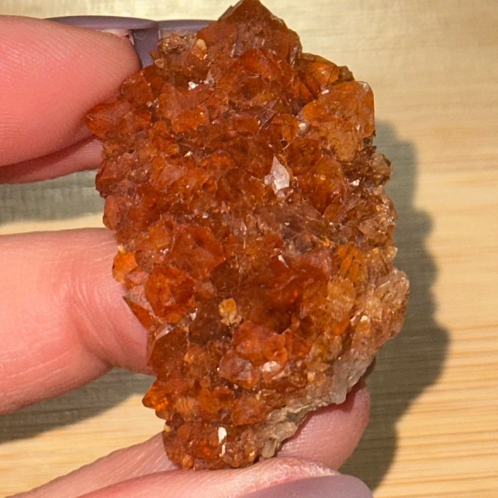 Red Quartz Crystal Cluster - Picture 6 of 8